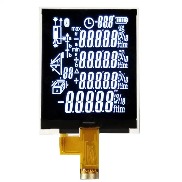 Free samples Factory custom TN STN FSTN HTN bule red grey 7-segment display seven segment 3 digit segment lcd