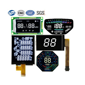 Free samples Factory custom TN STN FSTN HTN bule red grey 7-segment display seven segment 3 digit segment lcd