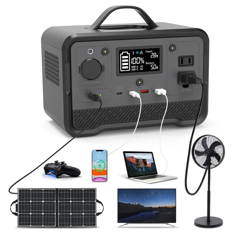 DPS-350D Solar Power Portable Generator 350W 297.6WH Solar Power Charging Station