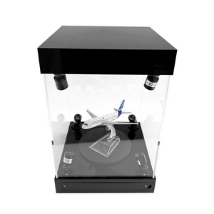 Rotating LED Lighting Acrylic Toy Figure Display Cases 1/6 Display Case Lighted With High Quality