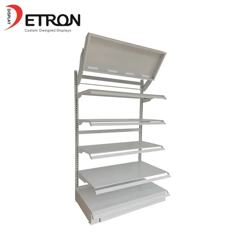 Fashion Hardware PegBoard Display Rack for Tradeshow, Merchandising Metal Pegboard Hanging Hook Display Shelf Stand