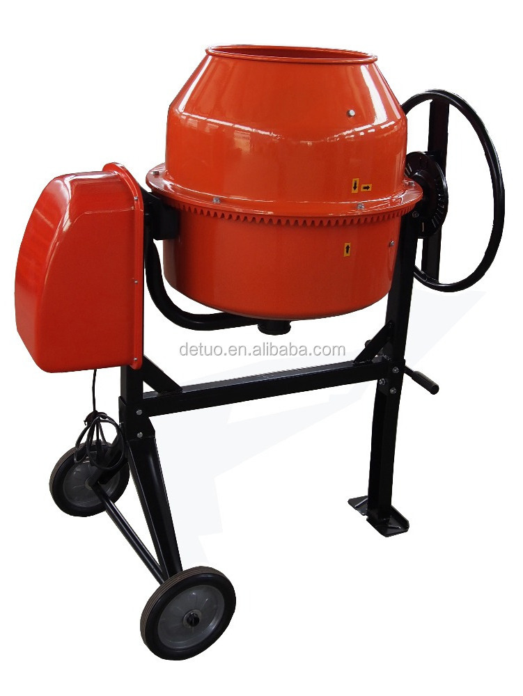 180L mini Concrete Mixer with metal engine box