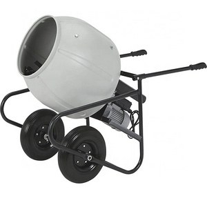 4.3 Cubic Ft. Poly Drum PD120 120L Poly drum Portable Mini Concrete Mixer Cement  Mixer for construction