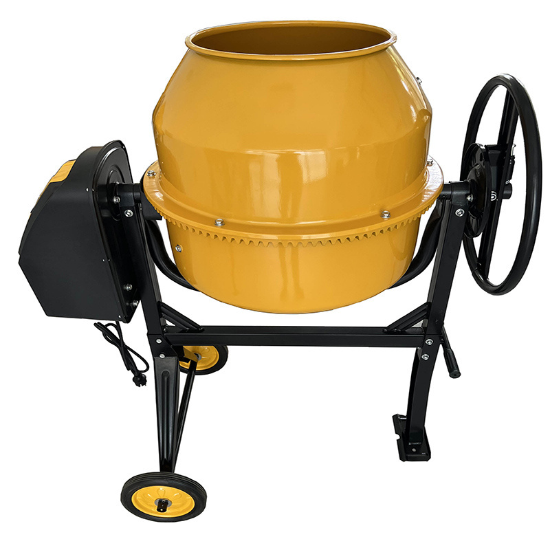 Factory 120L Portable Concrete Mixer with good quality motor housing