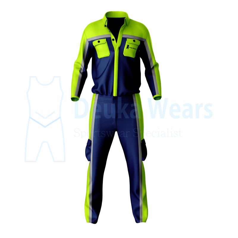 New OEM Custom Construction Work Wear Suit High Visibility Safety Suit For Work Wear Reflective Work Wear Suit Coveralls