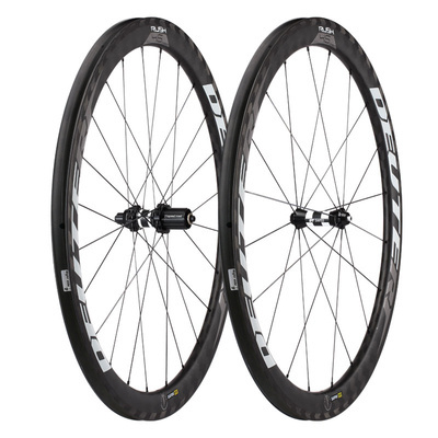 700c Carbon Cycling Road Disc Brake Wheels Clincher Tubeless Tubular With DT350 Hubs