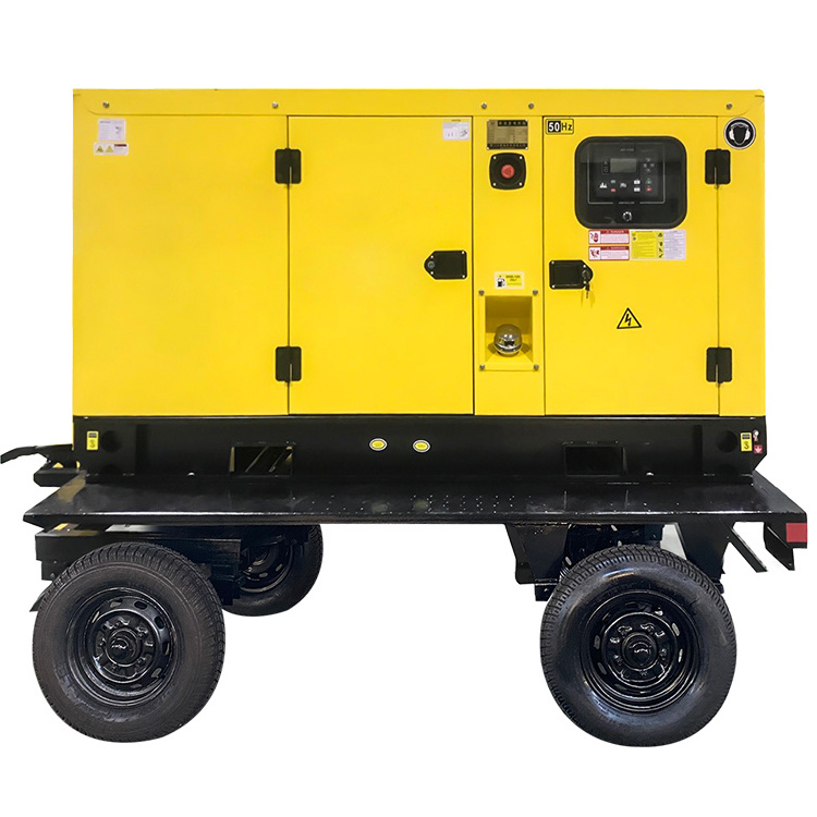 OME china diesel generator four wheels with trailer