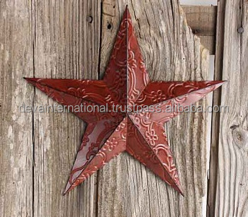 STAR WALL FARMHOUSE & HOTEL DECORATION WALL STAR GIFTS & CRAFTS METAL STAR