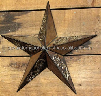 STAR WALL FARMHOUSE & HOTEL DECORATION WALL STAR GIFTS & CRAFTS METAL STAR