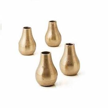 GOLD ANTIQUE ALUMINIUM FLOWER GARDEN VASES ALUMINIUM MODERN FLOWER PLANTER FOR WEDDING DECORATION GARDEN FLOWER VASE