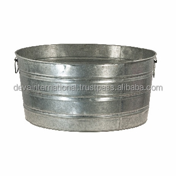 STAINLESS STEEL OVAL ICE TUB