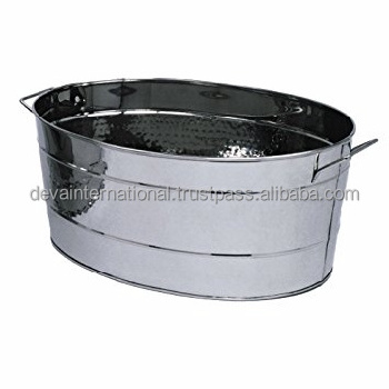 STAINLESS STEEL OVAL ICE TUB