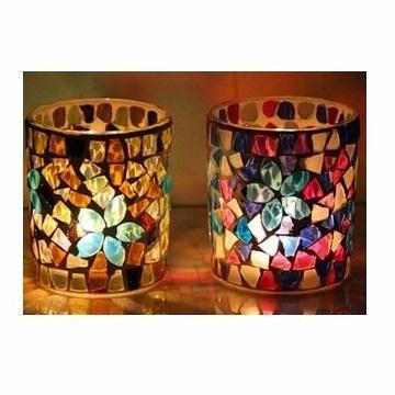 MOSAIC CREATIVE CANDLE GLASS VOTIVE GLASS VOTIVE CANDLE HOLDER NEW DESIGN GLASS VOTIVE HOLDER