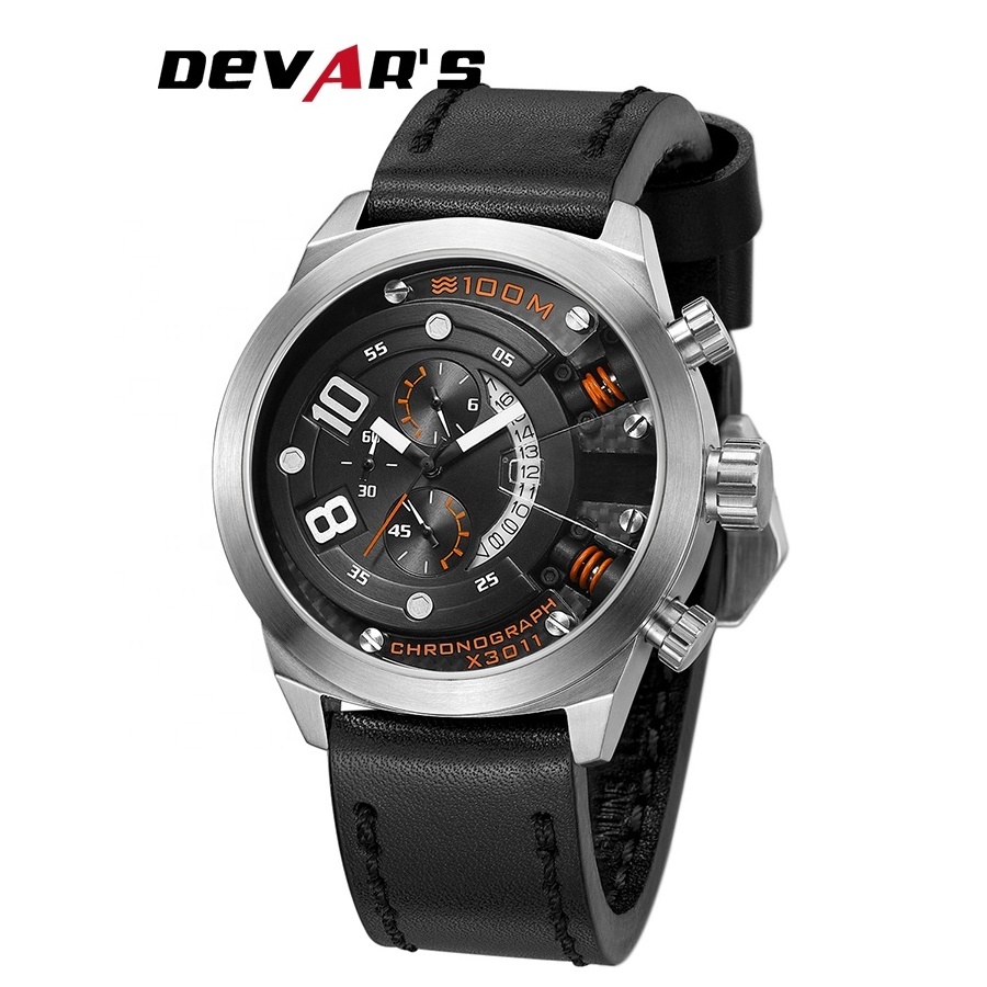 Wholesale Diver Japan Movt Quartz Watch With 316L Stainless Steel Back Case