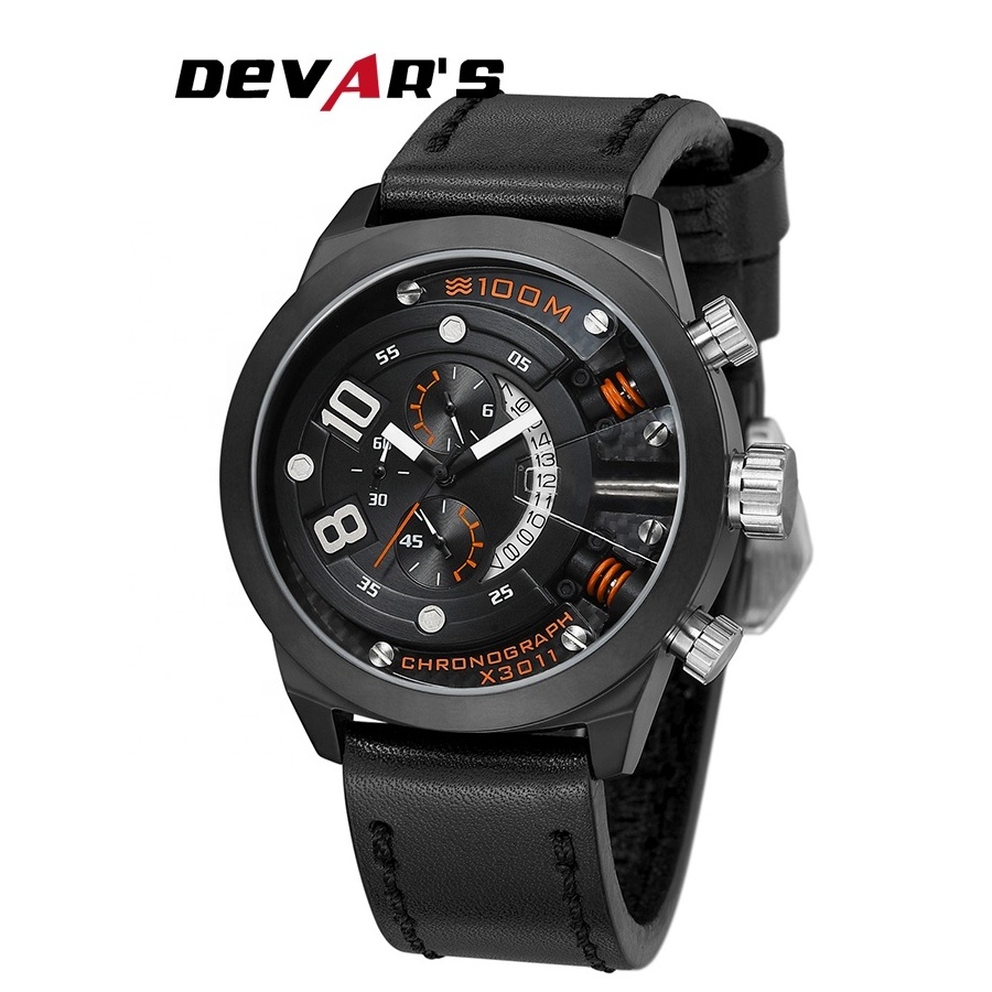 Wholesale Diver Japan Movt Quartz Watch With 316L Stainless Steel Back Case