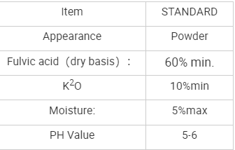 agricultural fertilizer prices manufacture of super biological source fulvic acid powder for sale