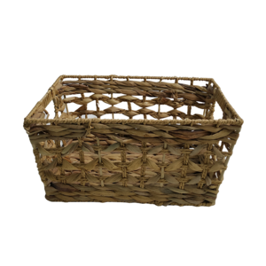 Water Hyacinth Handmade Storage Basket Fruit Basket With Handle