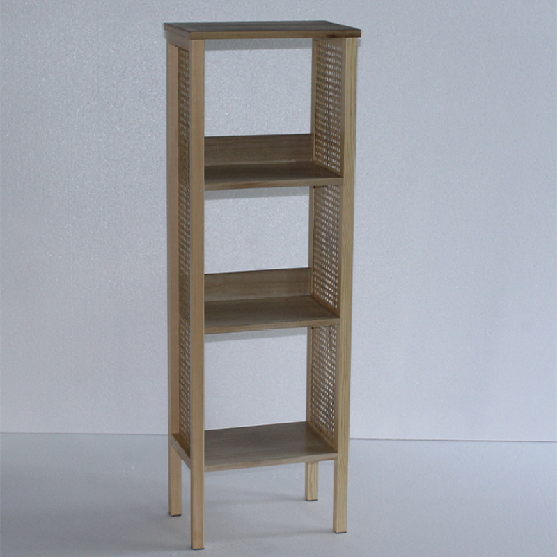 High Quality Book Shelf Eco-friendly Towel Rack Bookcases Rattan Bookshelf