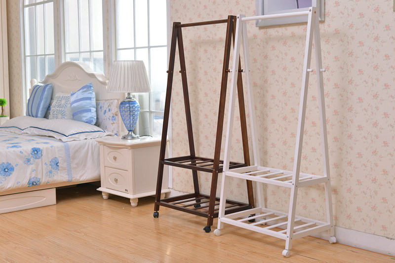 Modern Solid Wood Clothes Stand Coat Racks