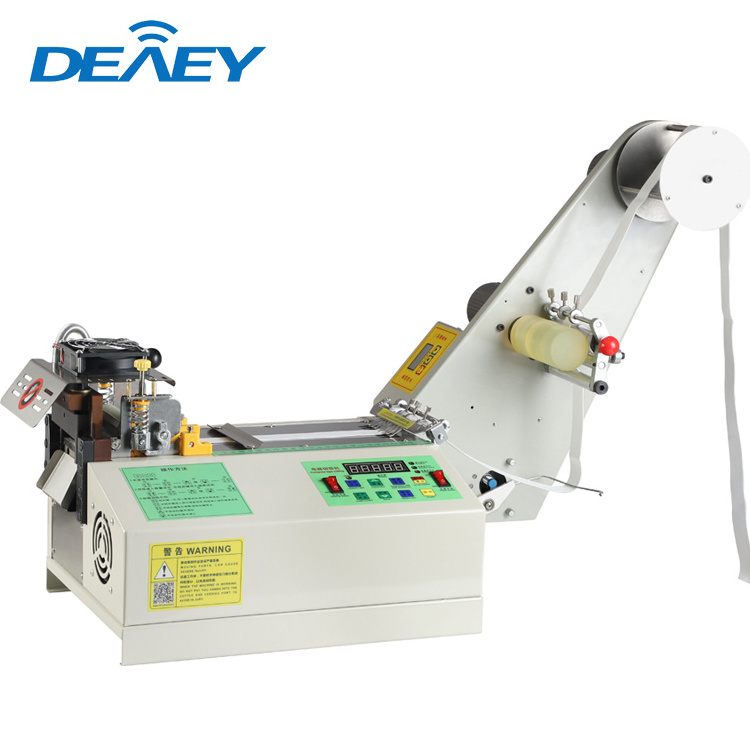 DW-988L/H Automatic Hot And Cold Ribbon Cutter Pvc Electrical Electric Tape Cutting Machine