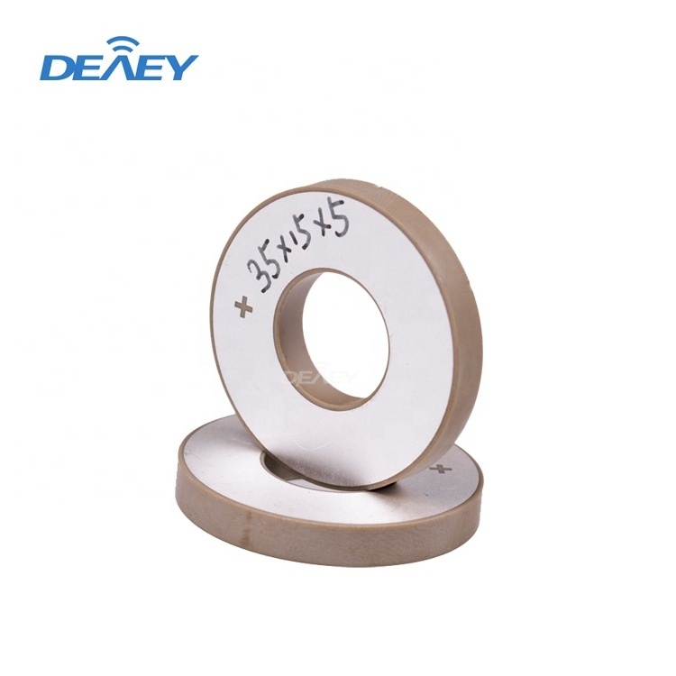 35*15*5 Pzt Material Piezoelectric Vibrator Sensor Ceramic Electric Piezo Ultrasonic Transducer Disc