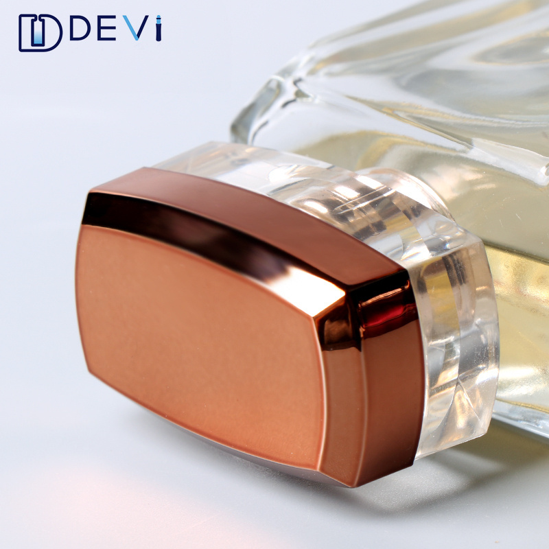 Devi Luxury 50ml parfum bottles transparent fragrance perfume glass bottle