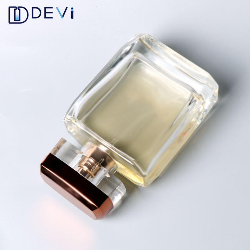 Devi Luxury 50ml parfum bottles transparent fragrance perfume glass bottle