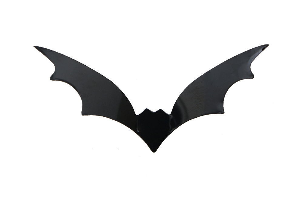 Halloween black bat wall stickers 3d stickers living room background wall decoration layout bat post wholesale supplies