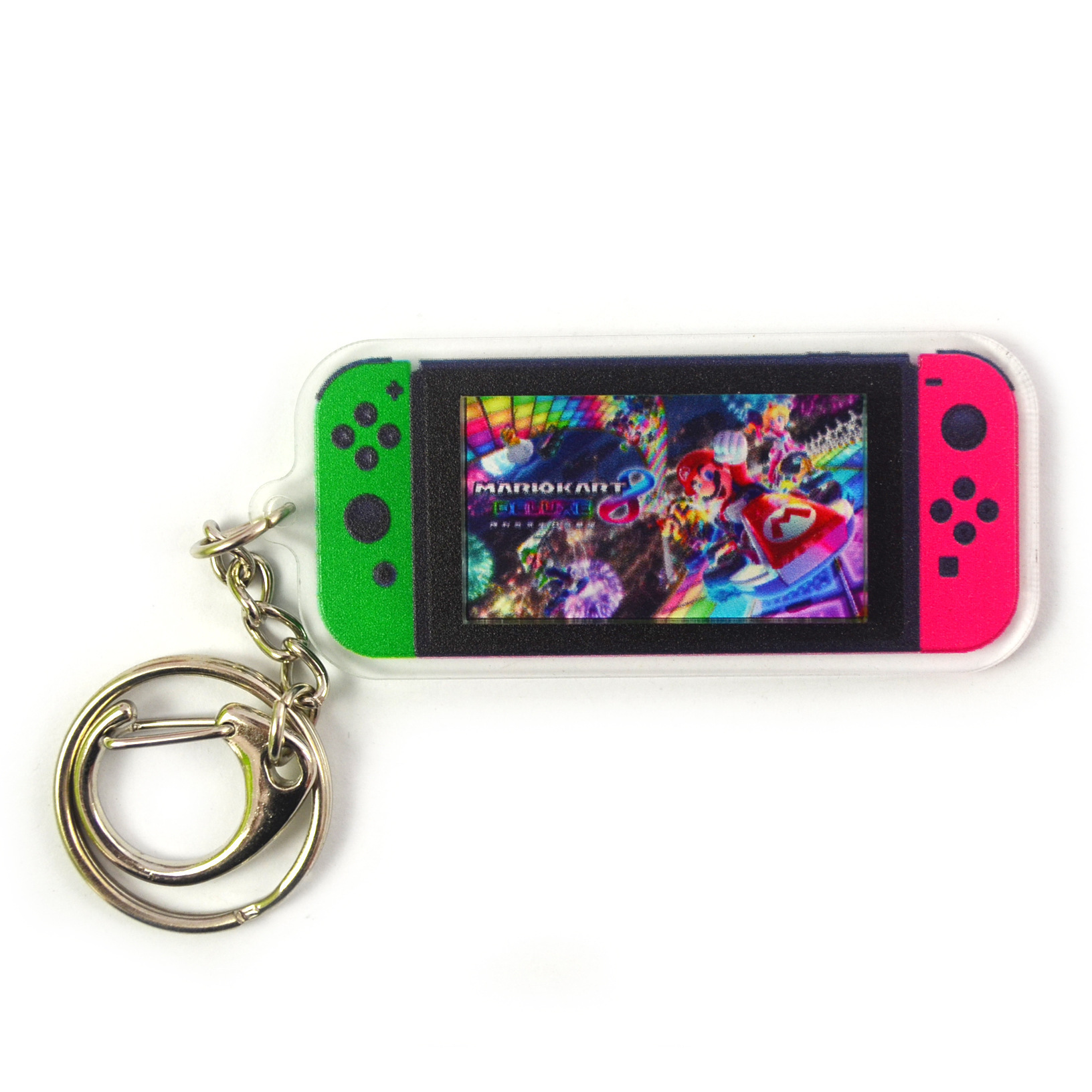 Customization keychain pendant acrylic animation with key chain switch keyring charm bag pendant