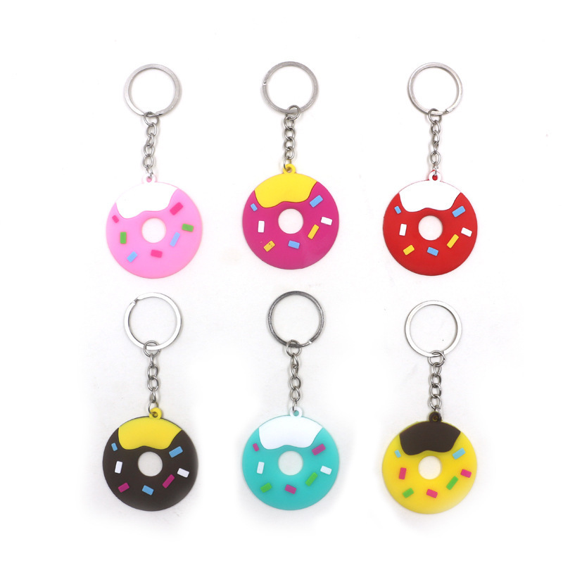 Wholesale Soft Silicone Pvc Key Ring Accessories Gift Croc Charms Keychain For Keychain