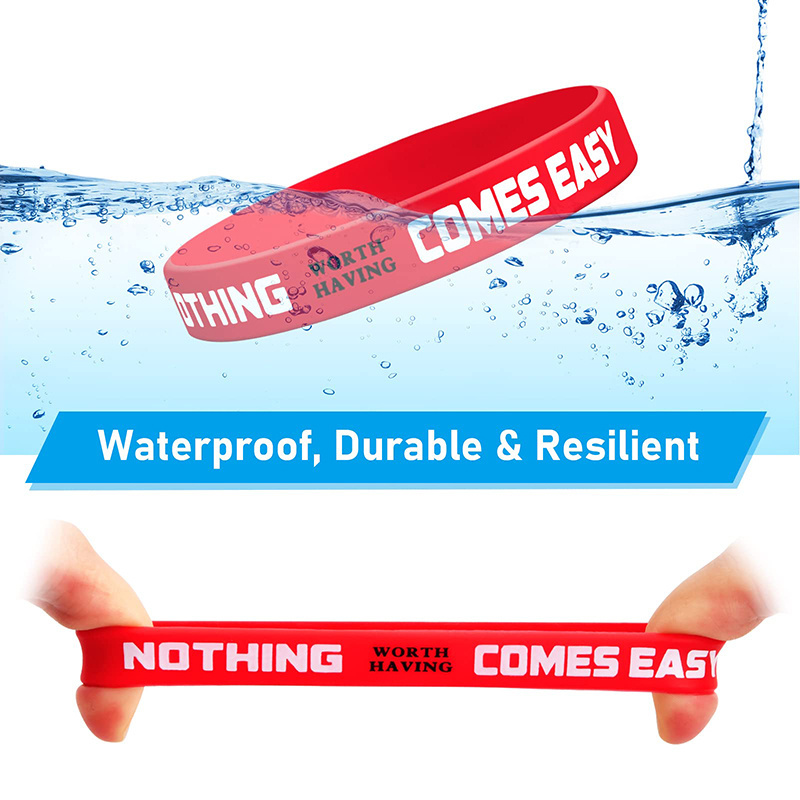 Personalized Rubber Basketball Sports Bracelets Debossed Wrist Band Motivational Silicone Wristbands With Logo Custom