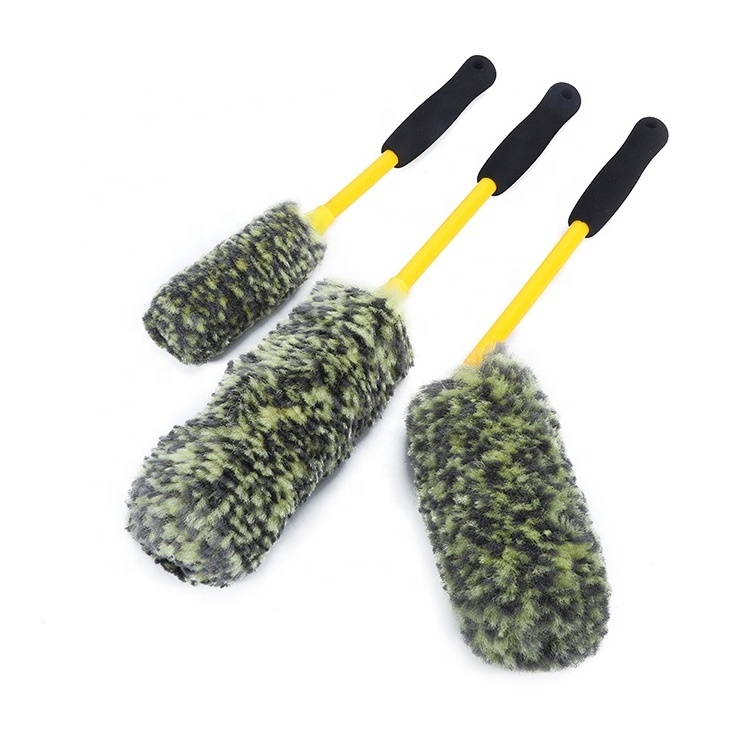 Cleaning Tools 3-piece kit Woolies Brushes Car Wheel Brush