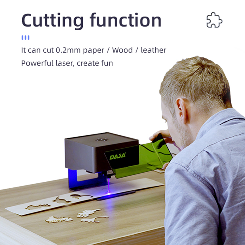 Mini Laser Engraving Machines Portable Laser Engraving Printer Home Desktop Laser Cutting Machine Logo Mark Printer Cutter