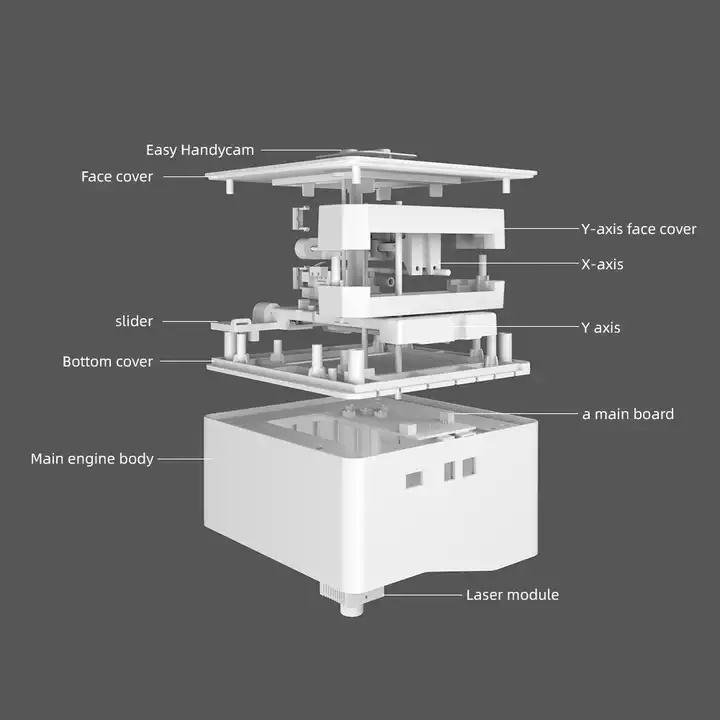 Home Desktop Laser Engraver CutterMachine Blanks Laser Engraving Engraver For Wood Leather And Metal