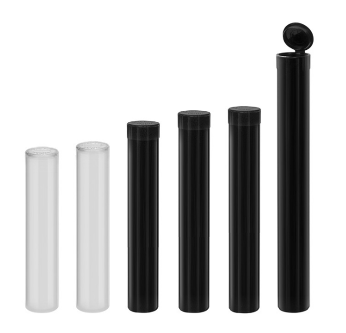 Packaging Tube Rolled Child Resistant Pop Top Plastic Tubes