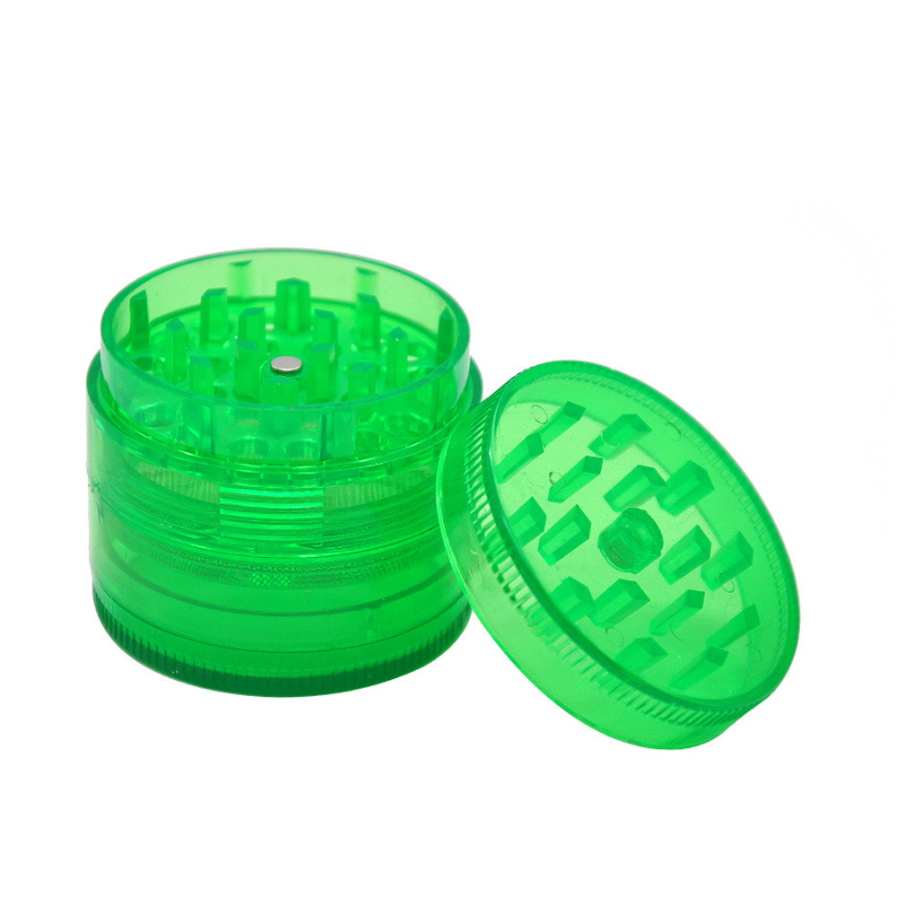 China Wholesale Tobacco Crusher Custom Portable Small Mini Plastic Herb Grinder