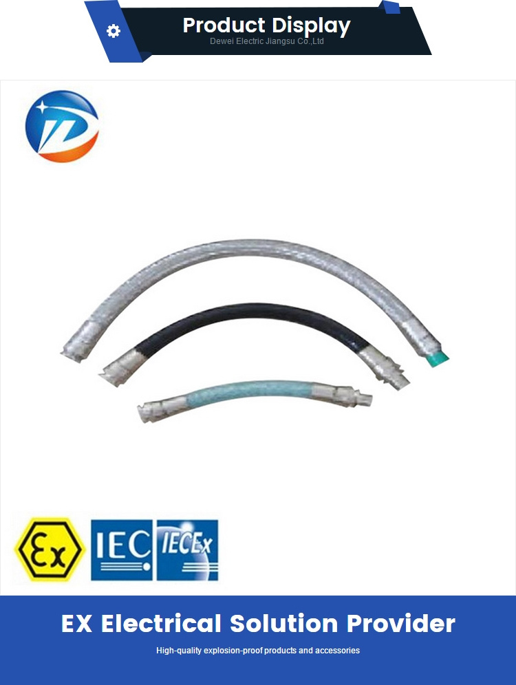 High quality IP66 metal BNG Explosion-proof flexible conduit With CNEx ATEx IECEx Certificate electrical flexible conduit