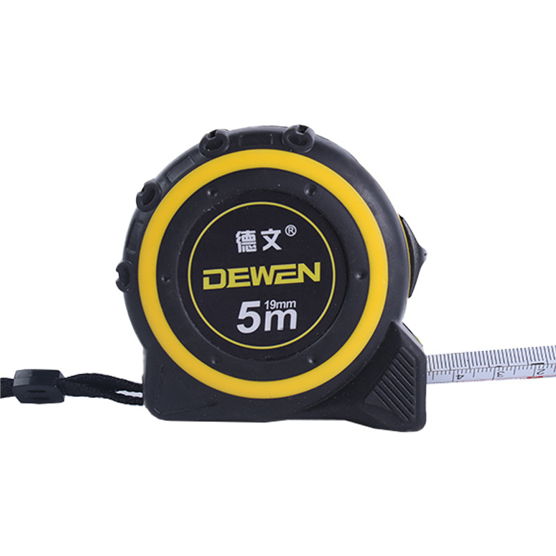 DEWEN High quality 5m automatic tape measure customized stainless steel ABS measure tape