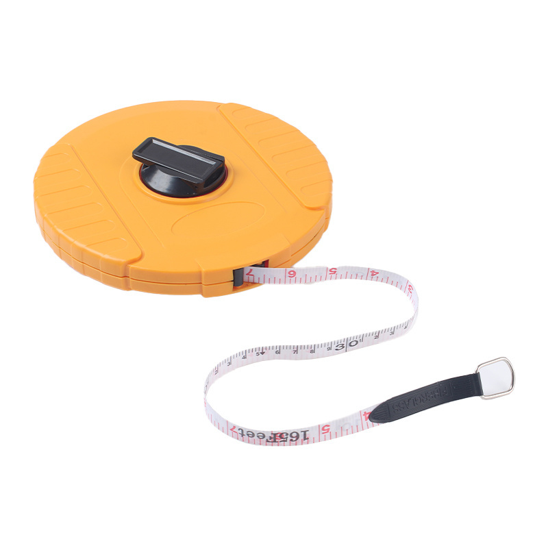 Heavy Duty PVC 20m/30m/50m/100m Surveyor Open Reel Tape Measure Long Measuring Tape