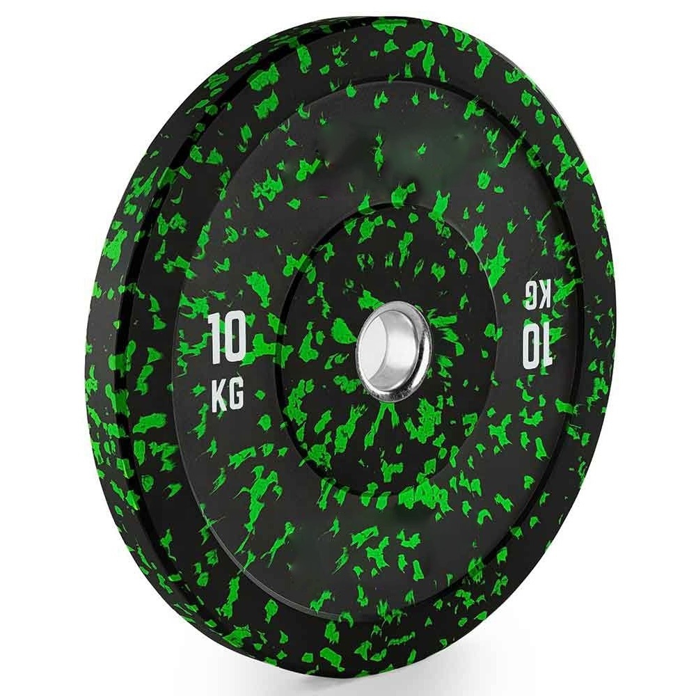 OEM Gym 5kg 10kg 15kg 20kg 25kg Rubber de pesas para musculacion Weight Discos Barbell Camouflage Color Bumper Plate