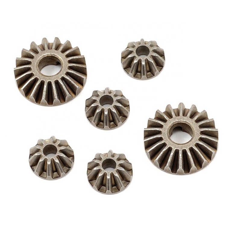 Engranes Double Layer Bevel Gearsbevel Gear Tungsten Steel Alloy PM Parts Crown 12t Teeth 08m Metal Gear for Automotive  Use