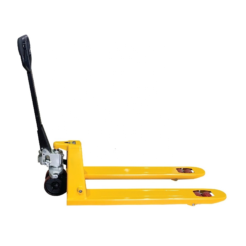 Height Lifting 2.5 Ton 2500kg Pallets Hand Lifter Truck Hydraulic Manual Low Hand Forklift Transport for Sale