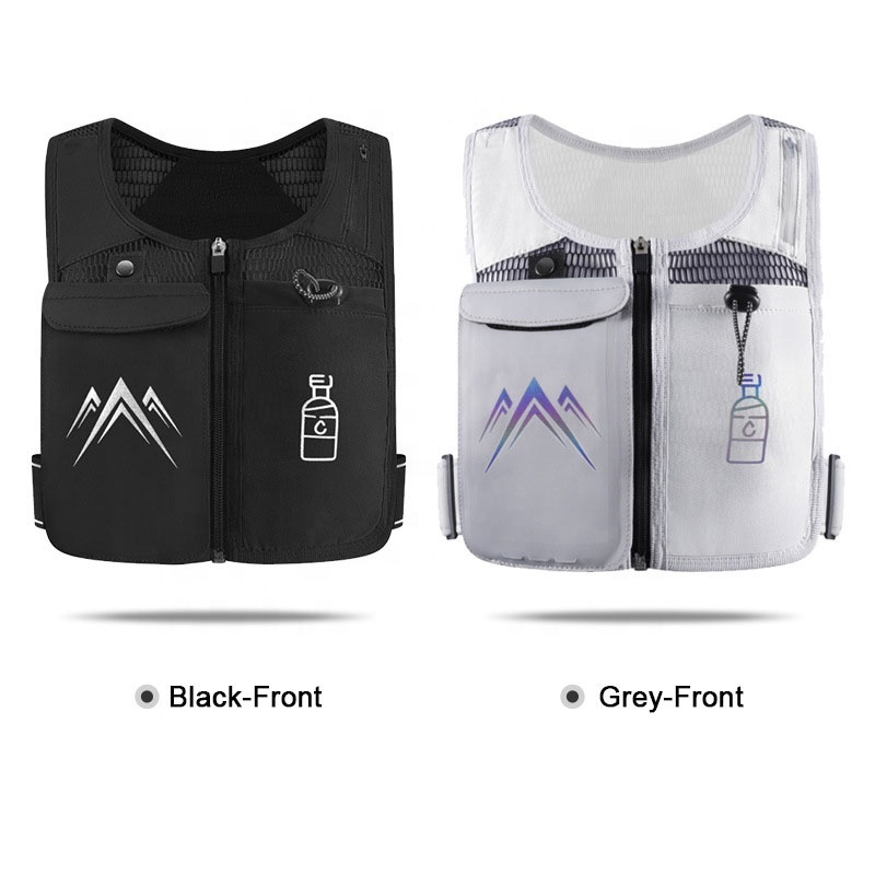 Unisex Quick-Drying Portable Sport Mesh Chest Vests Running Mountaineering Outdoor Mobile Phone Bag Training Sports Vest for Men