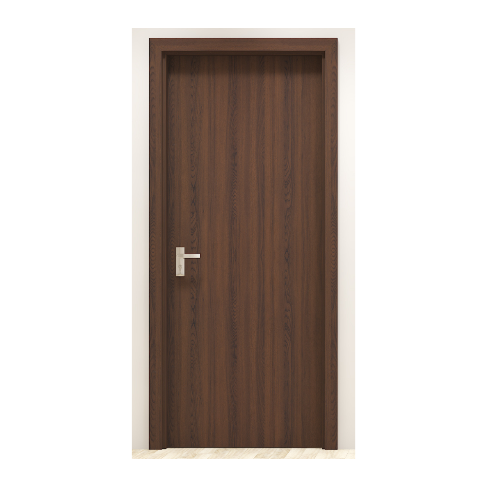 DEWOO Door Modern Design Soundproof Hotel Door Internal Bedroom Waterproof ABS composite PVC Interior WPC Doors For Room