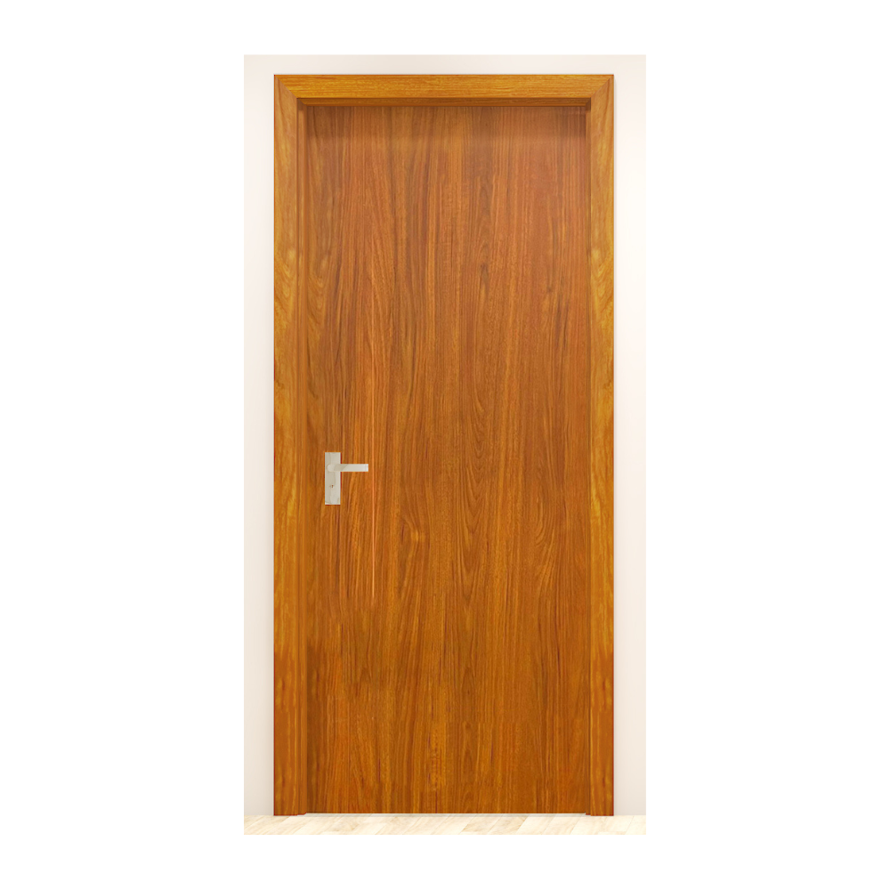 DEWOO Door Modern Design Soundproof Hotel Door Internal Bedroom Waterproof ABS composite PVC Interior WPC Doors For Room