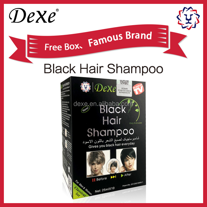 Anti white hair ppd free natural hair colour black hair coloring shampoo