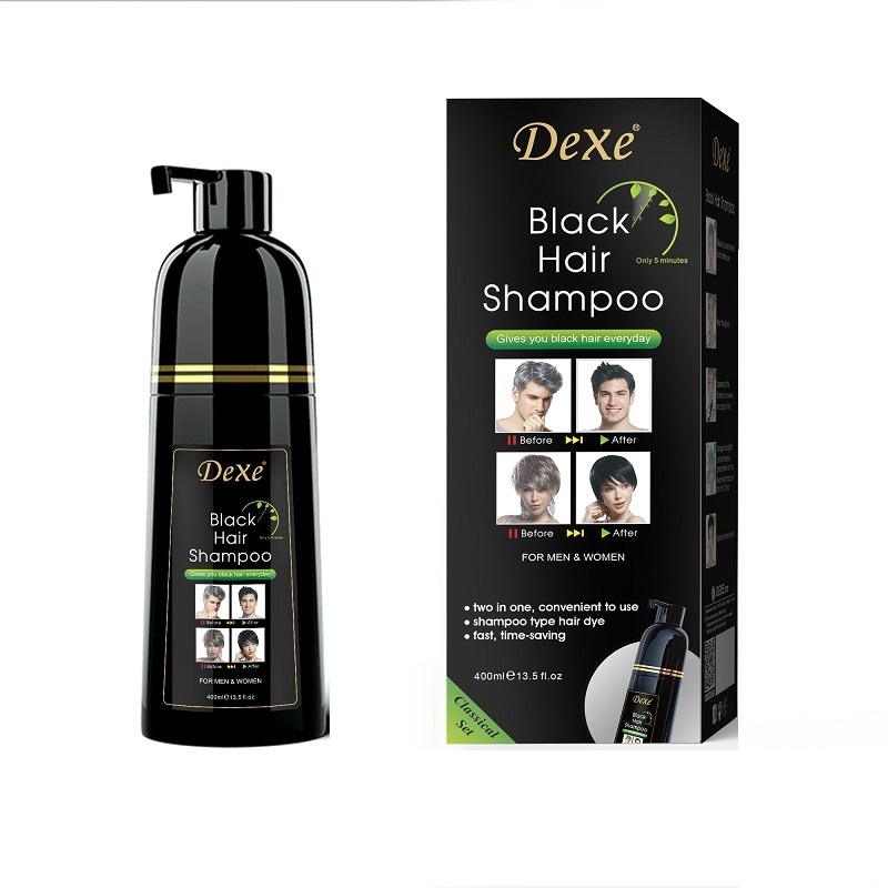 OEM Private label magic hair colour shampoo home use DIY hair color herbal extract no ammonia