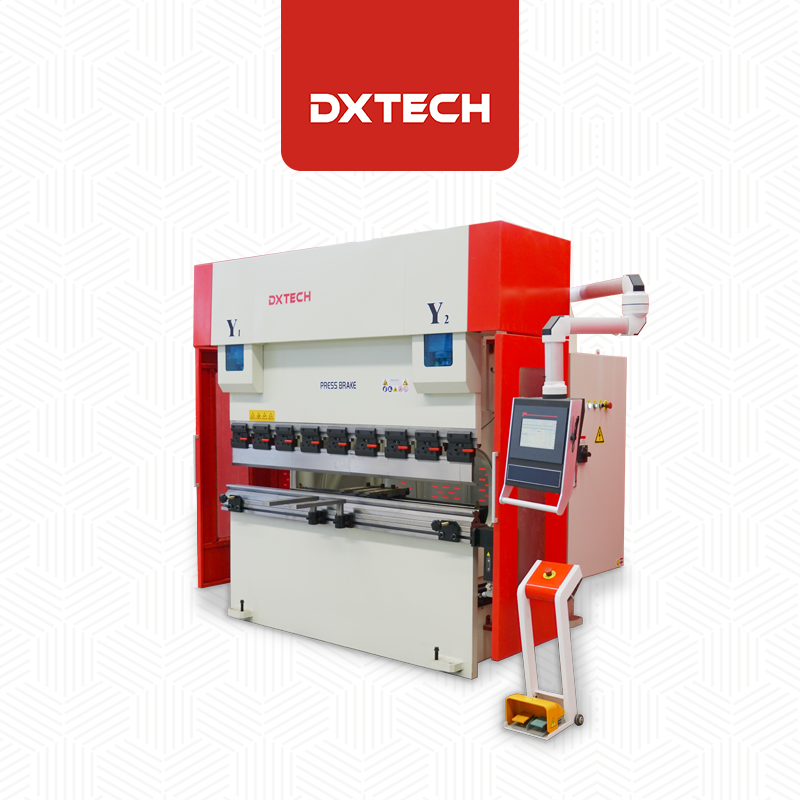 Dxtech 100T/3200mm 6mm stainless steel sheet hydraulic bending machine CNC press brake