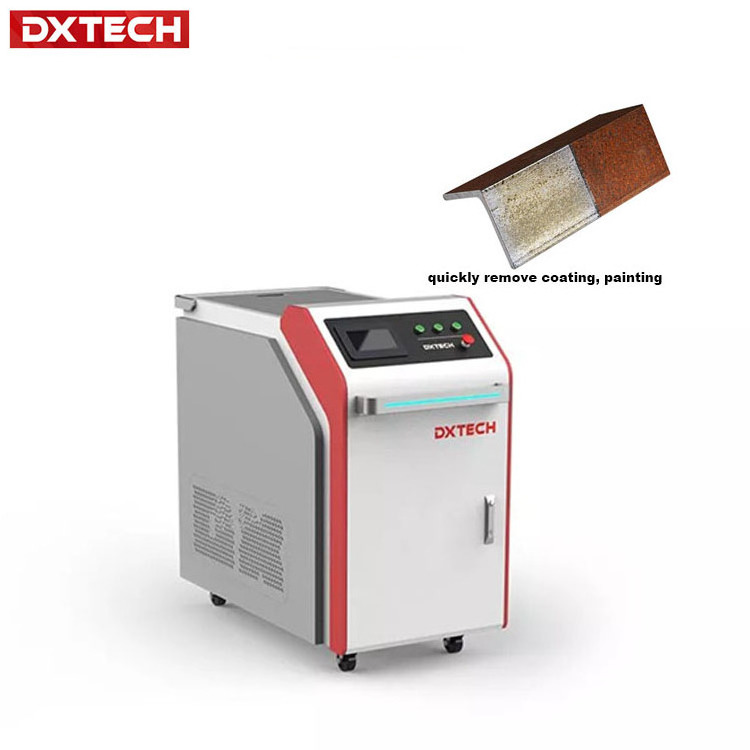 DXTECH laser cleaning  welding  cutting machine price 1000w 3000w cleaner laser removing dust cleaning machine