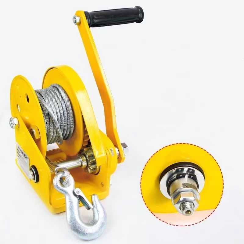 factory outlet portable webbing manual winch removable hand winch for lifting